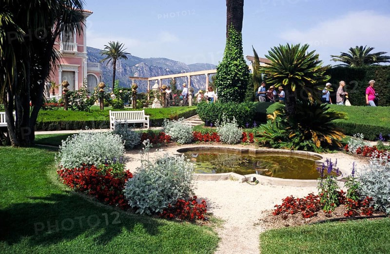 A visit to Villa Ephrussi de Rothschild, villa Île-de-France, Saint-Jean-Cap-Ferrat, French Riviera, France in 1999