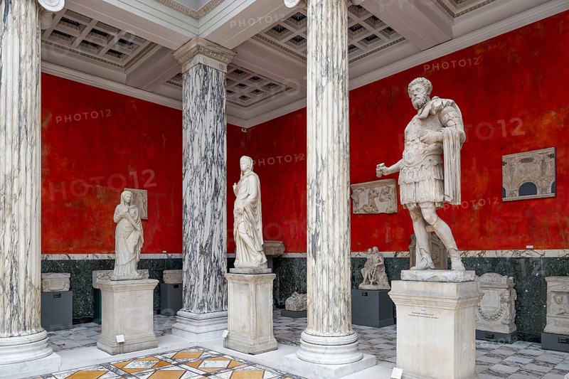 Collection of ancient sculptures, Ny Carlsberg Glyptotek or New Carlsberg Glyptothek, Art Museum of Sculpture and Painting, Copenhagen, Denmark, Europe