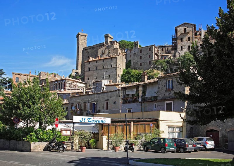 Rocca Monaldeschi della Cervara, Bolsena Castle, Lazio, Italy, Europe
