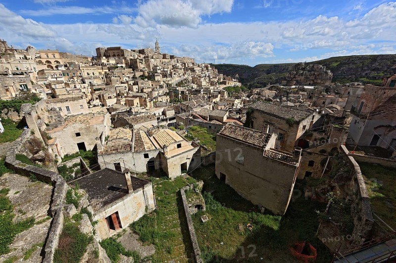 Old town, Sassi, Sassi di Matera cave settlements, UNESCO World Heritage Site, Matera, Basilicata, Italy, Europe