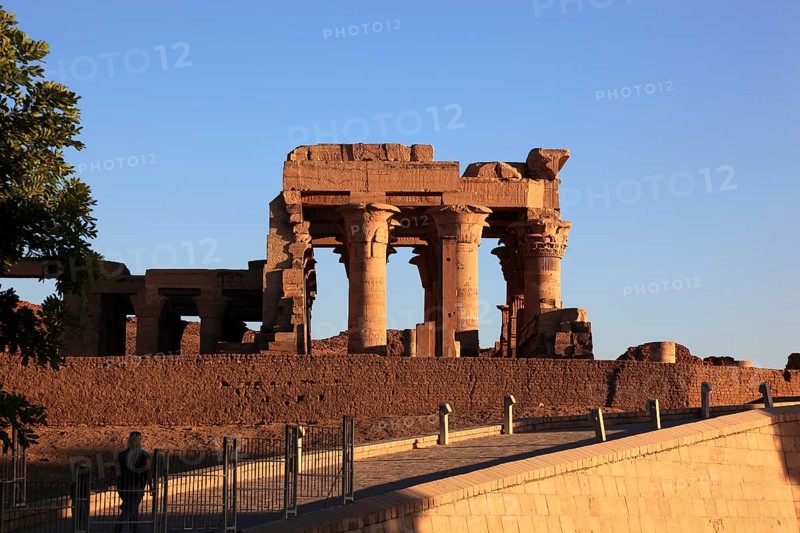 Kom Ombo Temple, part of the temple complex on the Nile, Africa, Upper Egypt, Egypt, Africa