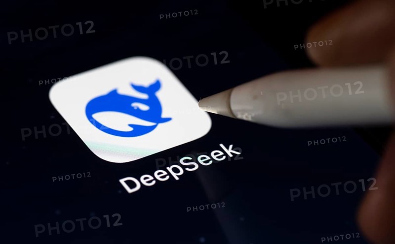 In this photo illustration, the newly launched Chinese DeepSeek app logo is displayed on an iPhone screen on January 29, 2025 in Guwahati, India, Asia