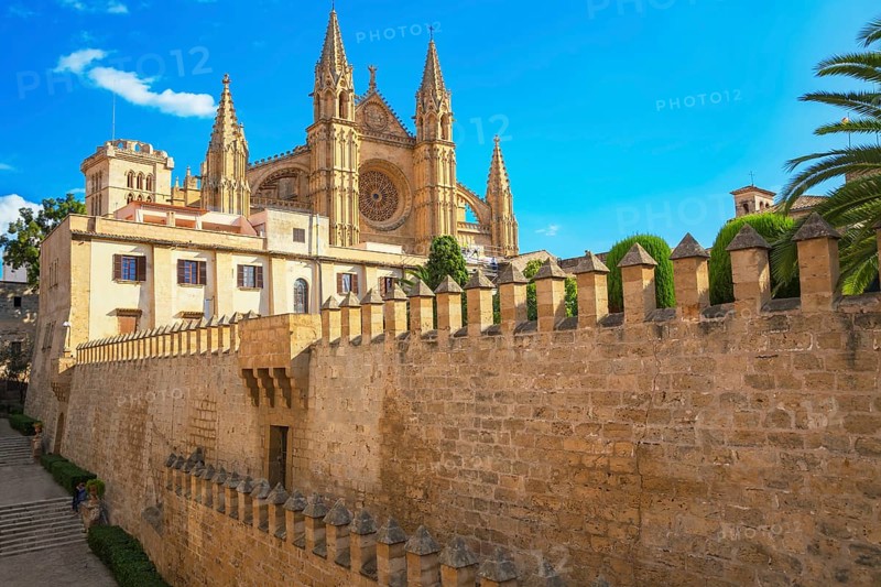La Seu Cathedral, Palma de Mallorca, Mallorca, Balearic Islands, Spain, Europe
