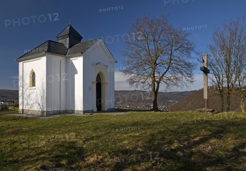 Chapel on the Calvary, Marsberg, Sauerland, North Rhine-Westphalia, Germany, Europe