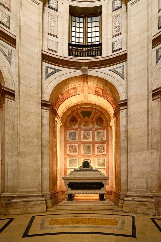 Church of Santa Engracia converted into National Pantheon, Afonso de Albuquerque cenotaph, Lisbon, Portugal, Europe