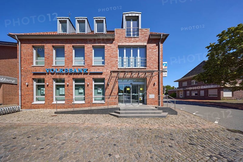 Volksbank Raesfeld und Erle eG Raesfeld branch on Klümperstraße in Raesfeld, Münsterland, Borken district, North Rhine-Westphalia, Germany, Europe