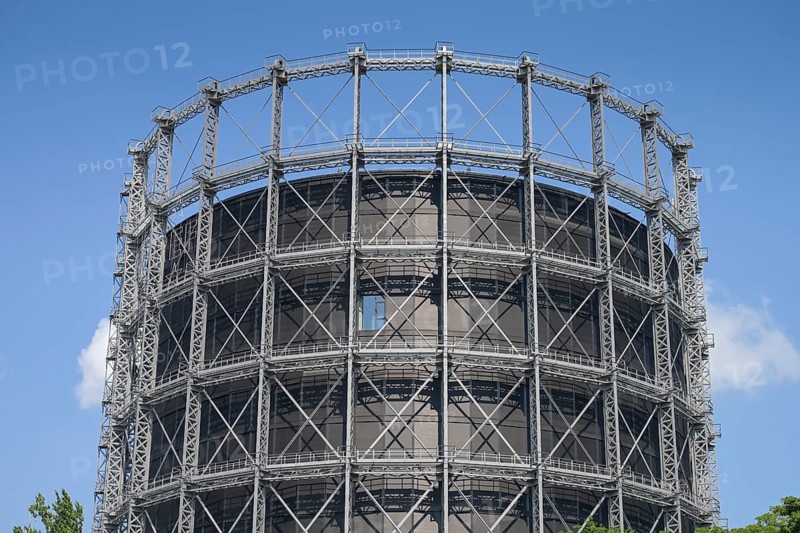 Gasometer, EUREF-Campus, Schöneberg, Berlin, Germany, Europe
