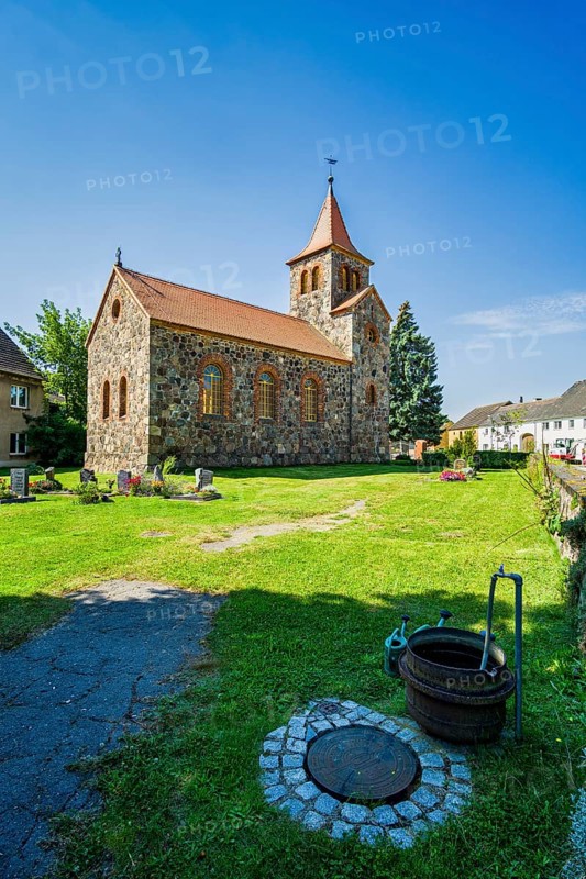 Schönefeld village church, Niedergörsdorf, Teltow-Fläming, Brandenburg, Germany, Europe