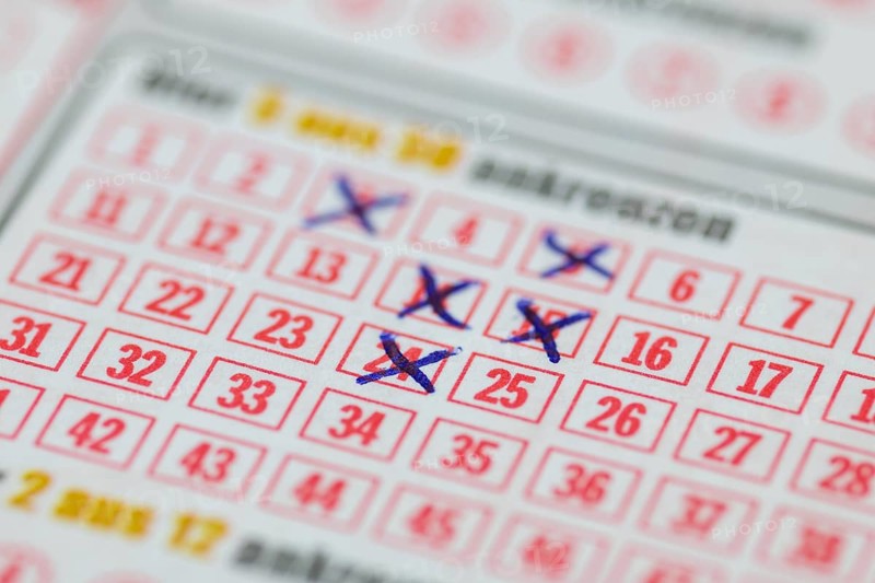 Game ticket, gambling, betting slip, betting slip, Toto, Lotto, EURO JACKPOT, 5 out of 50