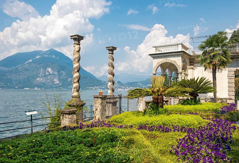 Villa Monastero gardens, Varenna, Lake Como, Lago di Como, Italy, Europe