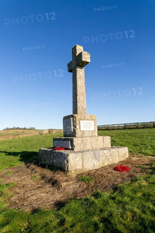 Memorial monument to Philip Musgrave Neeld Wroughton of Woolley Park, Chaddleworth, Berkshire, England, UK killed in Battle of Gaza 1917