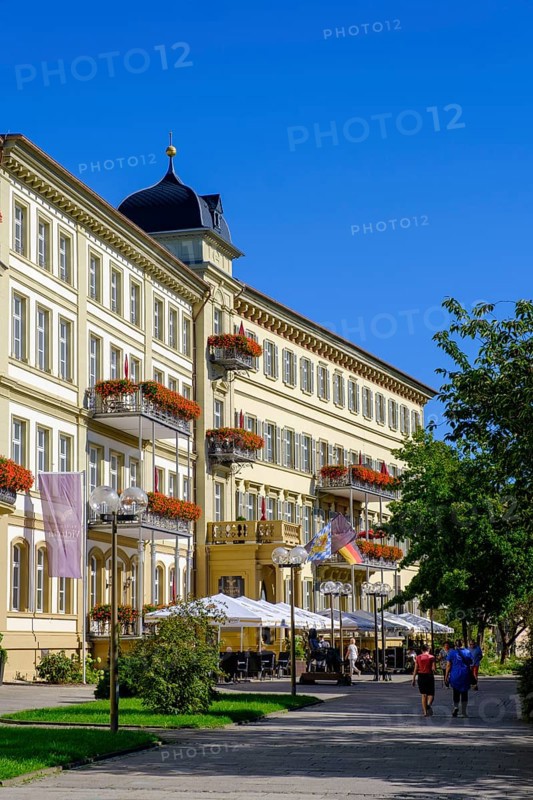 Kurhotels am Kurpark, Bad Kissingen, Rhön, Lower Franconia, Franconia, Bavaria, Germany, Europe