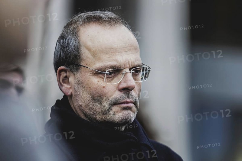 Felix Klein, Federal Government Commissioner for Jewish Life in Germany and the Fight against Anti-Semitism, photographed during the commemoration ceremony at the Memorial to the Murdered Jews of Europe in Berlin, 31 January 2024 / Photographed on behalf of the Federal Ministry for Women, Senior Citizens, Family and Youth