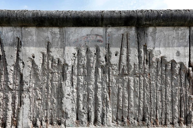 Remains of the Berlin Wall at Bernauer Strasse, 03.05.2019