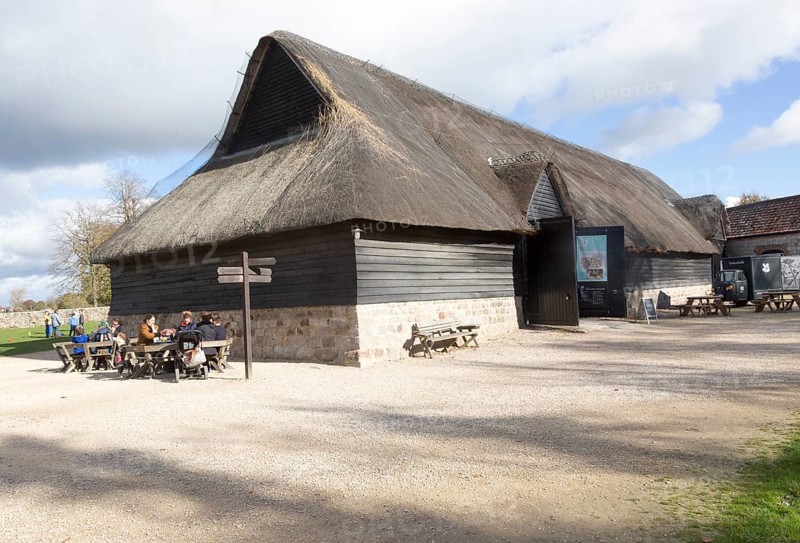 Museum barn building at Avebury, Wiltshire, England, UK