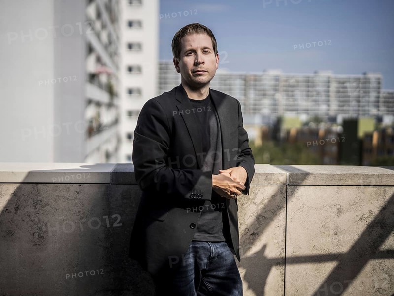 Kevin Kuehnert, SPD General Secretary, recorded in Berlin, 20/08/2024 during an interview