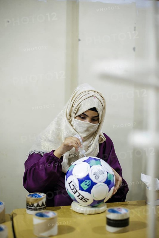 Anwar Khawaja Industries PVT. LTD produces footballs for the Bundesliga, among others. Sialkot, 23.08.2024. Photographed on behalf of the Federal Ministry for Economic Cooperation and Development