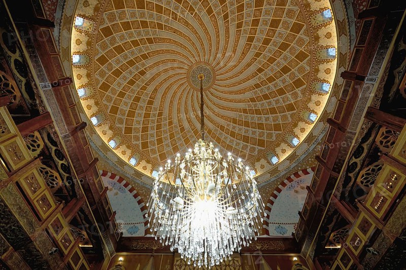Uzungol mosque, Prayer room and cupola, Trabzon, Turkey, Asia
