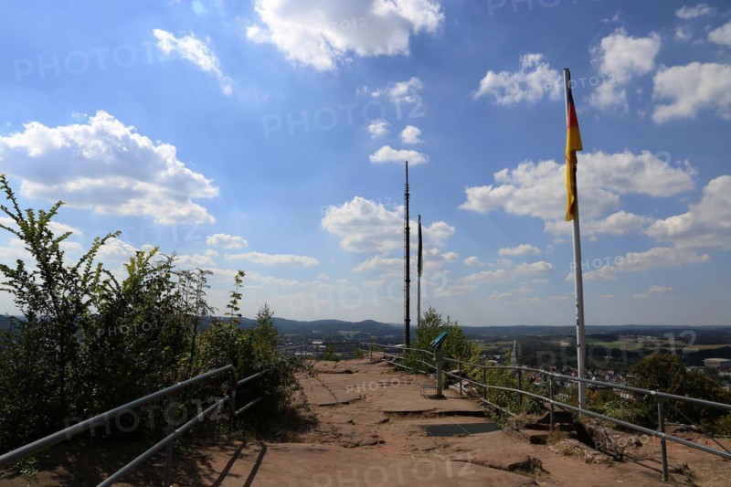 View of Homburg Saar from the Schlossberg