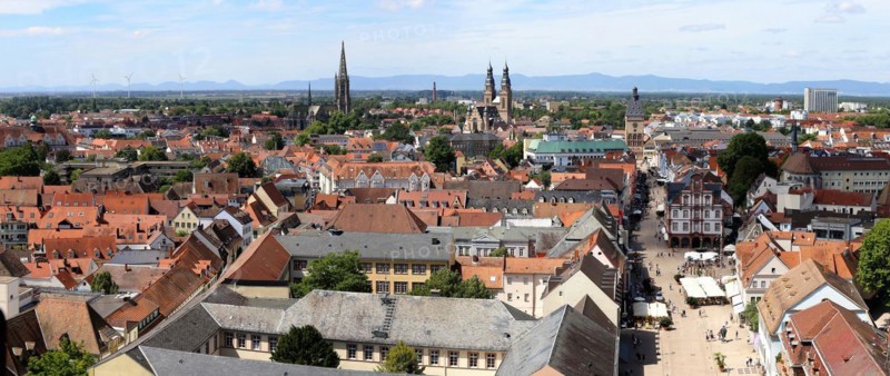 Panorama of Speyer, Rhineland-Palatinate
