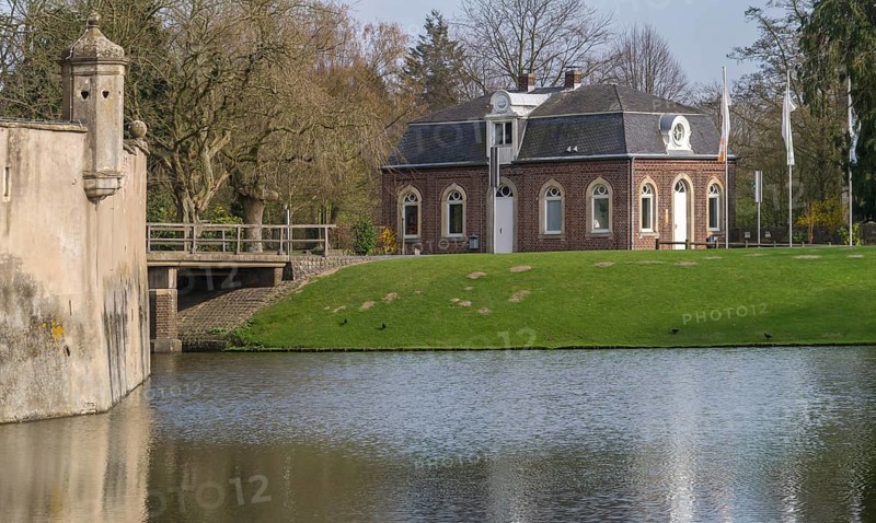 Gemen Castle, Orangery, moated castle, Borken, Münsterland, North Rhine-Westphalia, Germany, Europe