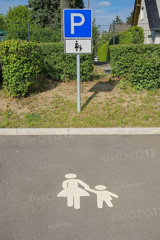 Women's car park, Berlin, Germany, Europe
