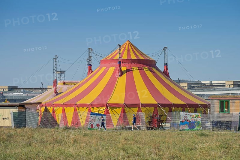Cabuwazi Circus, Tempelhof Airport, Tempelhofer Feld, Tempelhof, Berlin, Germany, Europe