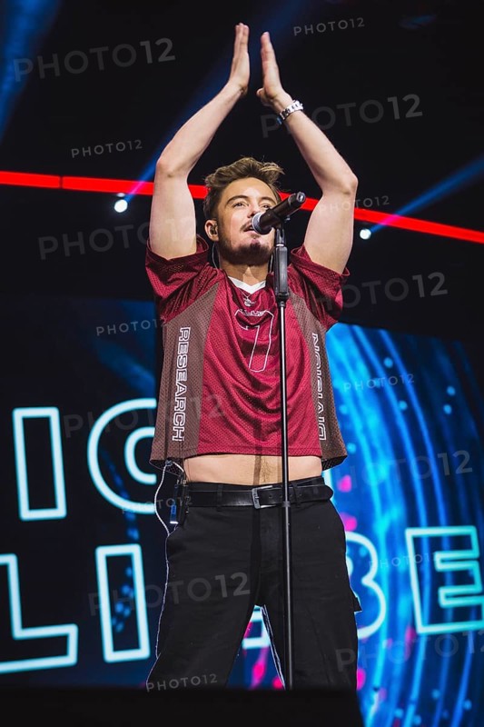Tim Peters at the Schlagernacht des Jahres live on Das Original Tour in the Berlin Uber Arena on 16 November 2024