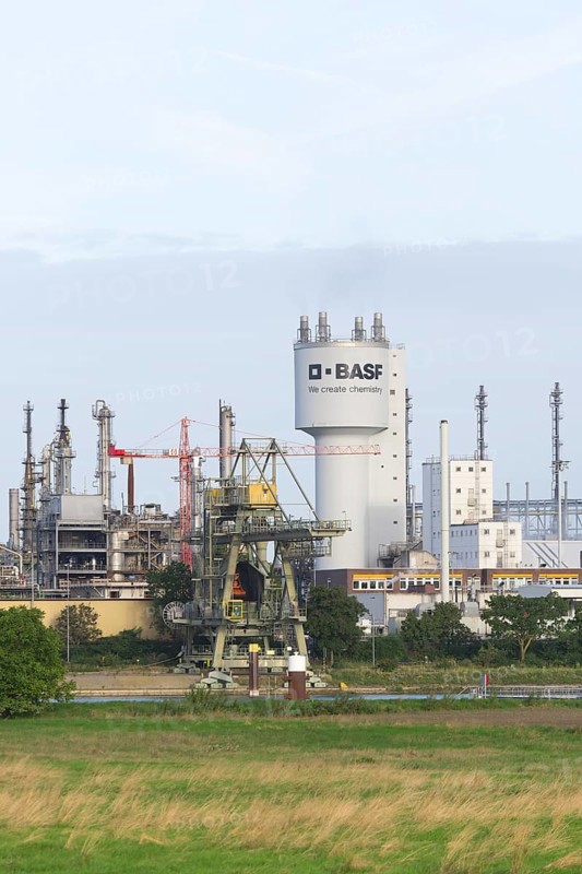 BASF, Lugwigshafen am Rhein, industrial estate, Wiese, Mannheim, Baden-Württemberg, Germany, Europe
