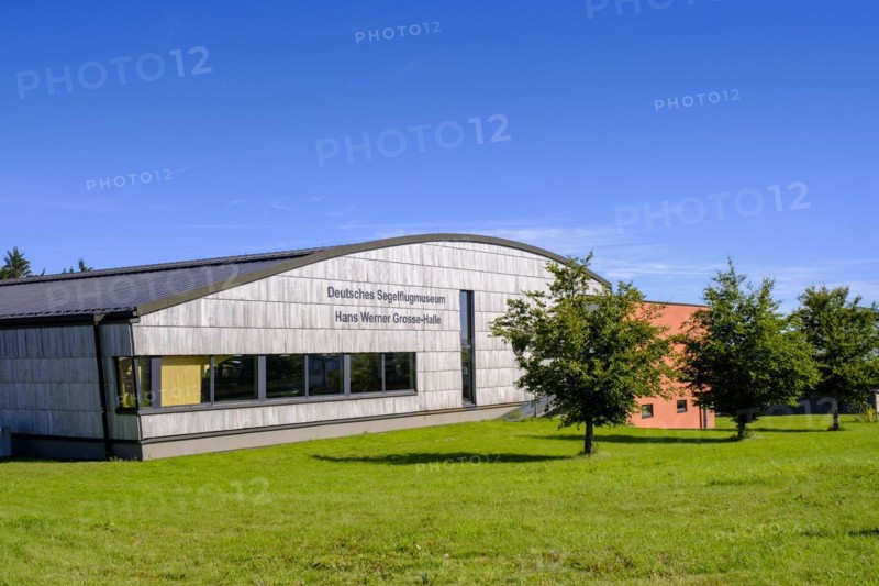 Hans Werner Grosse Halle, German Gliding Museum, Wasserkuppe, Rhön, district of Fulda, Hesse, Germany, Europe