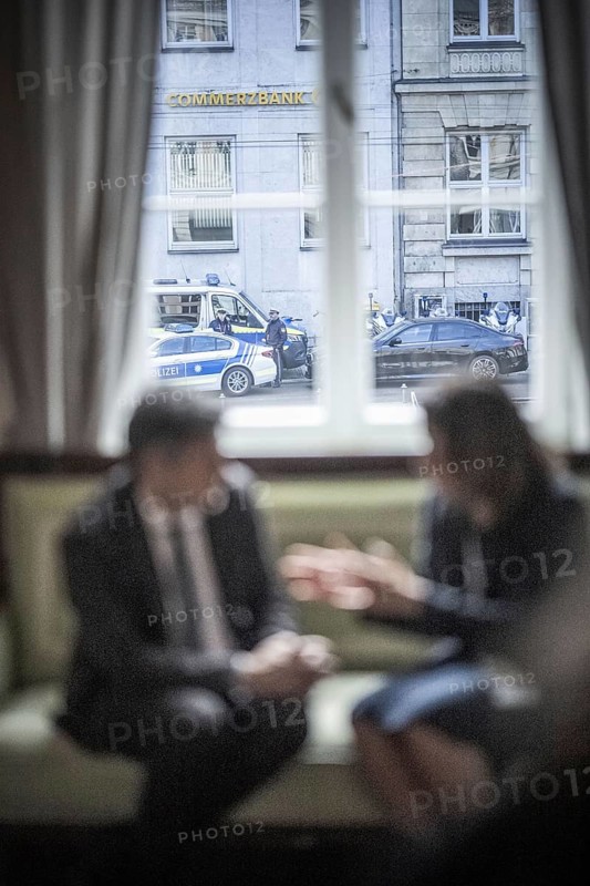 Federal Minister for Economic Affairs and Climate Protection Robert Habeck at the Munich Security Conference on 17 February 2024 With Moroccan Energy Minister Leila Benali Photographed on behalf of the BMWK