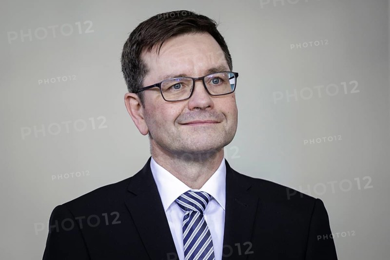 Guido Buenstorf, Head of the Department of Economic Policy, Innovation and Entrepreneurship at the University of Kassel, in the presence of the Federal Minister of Education and Research, Bettina Stark-Watzinger, at the handover of the 2024 report by the Commission of Experts for Research and Innovation (EFI) to Federal Chancellor Olaf Scholz. Berlin, 28 February 2024