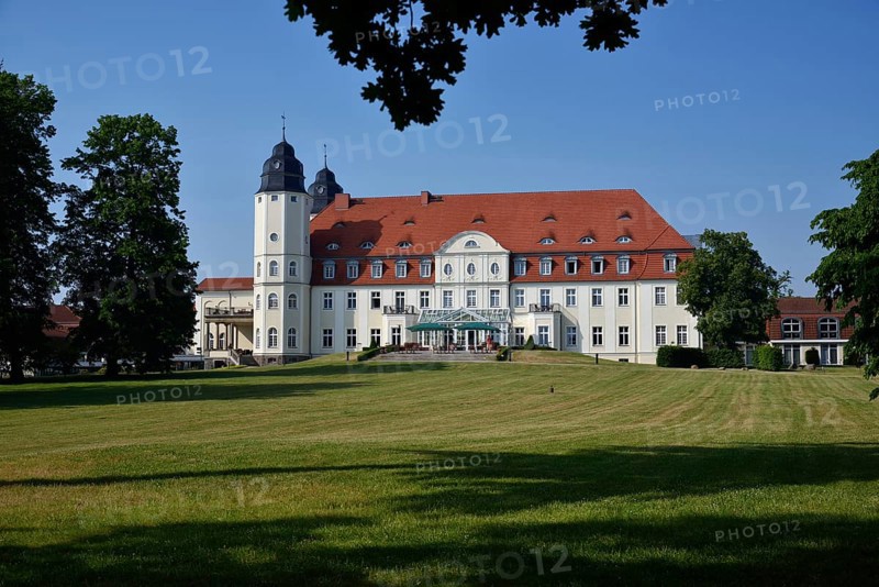 Europe, Germany, Mecklenburg-Western Pomerania, Göhren-Lebbin, Schloss Fleesensee, also Schloss Blücher, Schlosshotel, Göhren-Lebbin, Mecklenburg-Western Pomerania, Germany, Europe