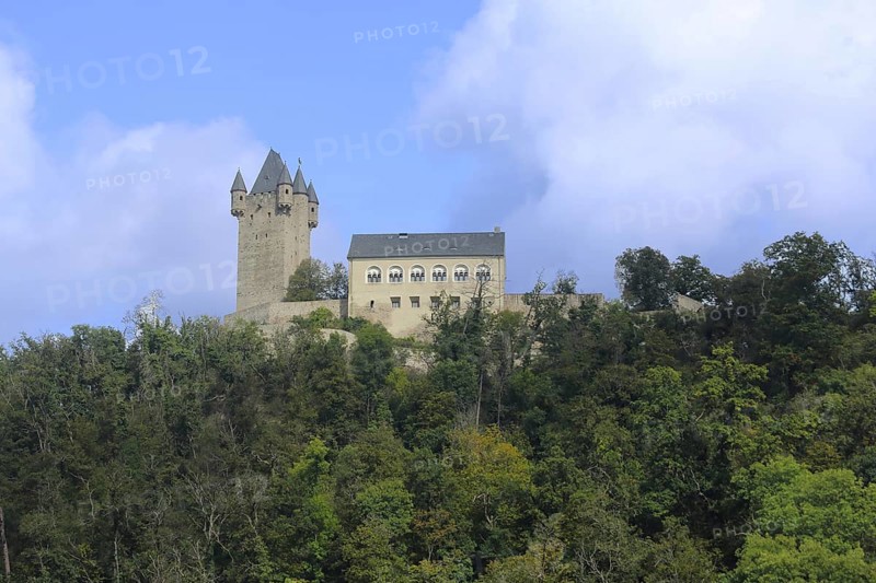 Nassau Castle built in 1093, Nassau, Rhineland-Palatinate, Germany, Europe