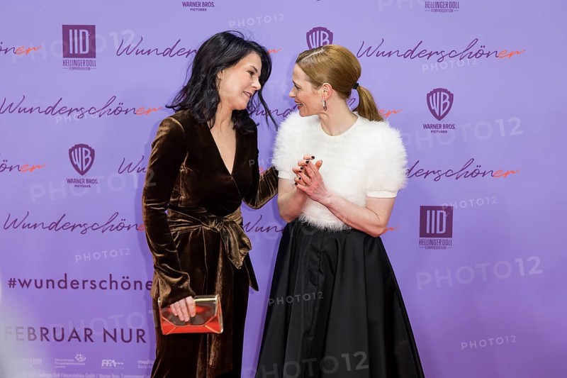Annalena Bärbock (Bündnis 90/Die Grünen) and Karoline Herfurth (actress and director) at the premiere of the film Wunderschöner at Berlin's Zoo Palast on 4 February 2025