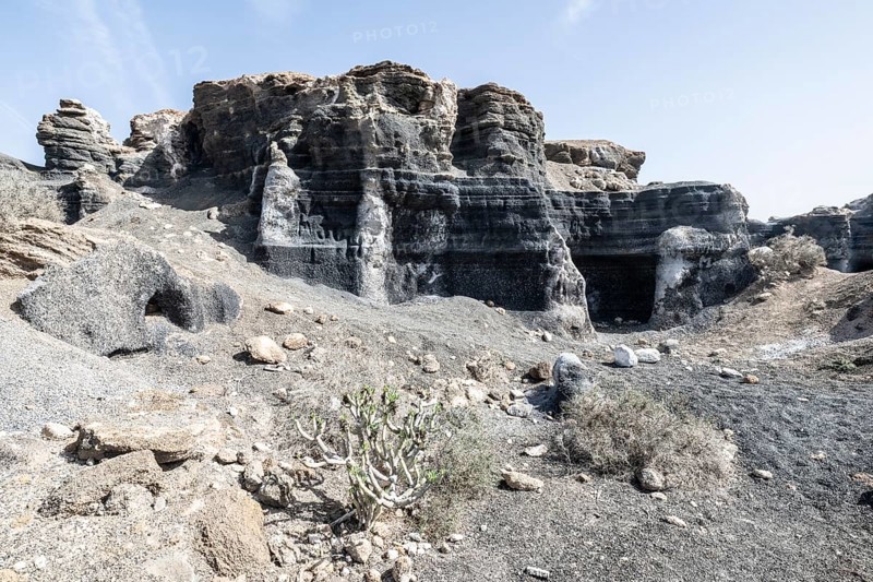 Stratified City, Antigua rofera de Teseguite, Lanzarote, Canary Islands, Spain, Europe