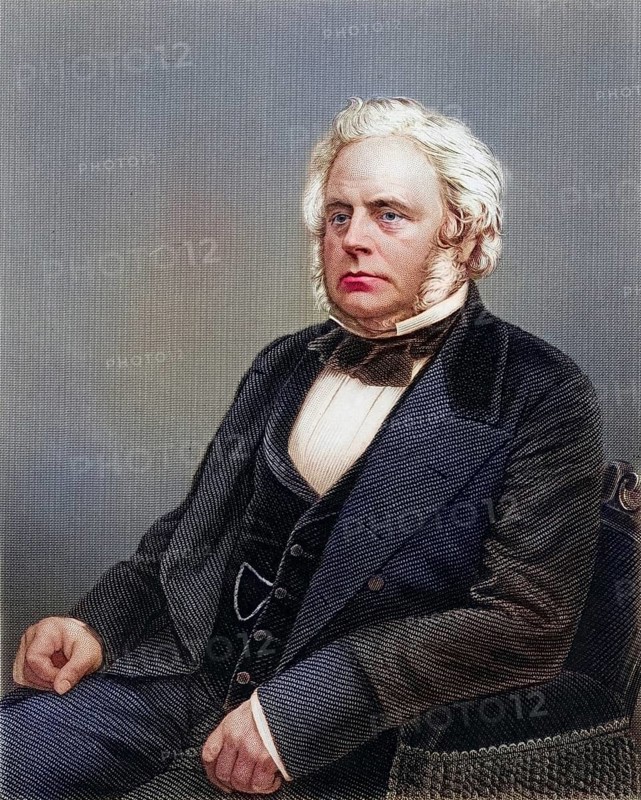 John Bright (1811-1889) English radical statesman, born in Rochdale, Lancashire. Anti-Corn Law League. Reform Act 1867. engraving from The World's Great Men (London, ca. 1870) ., Historical, digitally restored reproduction from a 19th century original, Record date not stated