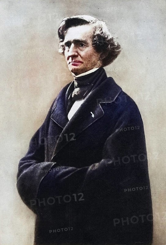 (Louis) Hector Berlioz (1803-1865), French composer of the Romantic period. After a photograph by Nadar, pseudonym of Gaspard-Felix Tournachon (1820-1910), Historic, digitally restored reproduction from a 19th century original, Record date not stated