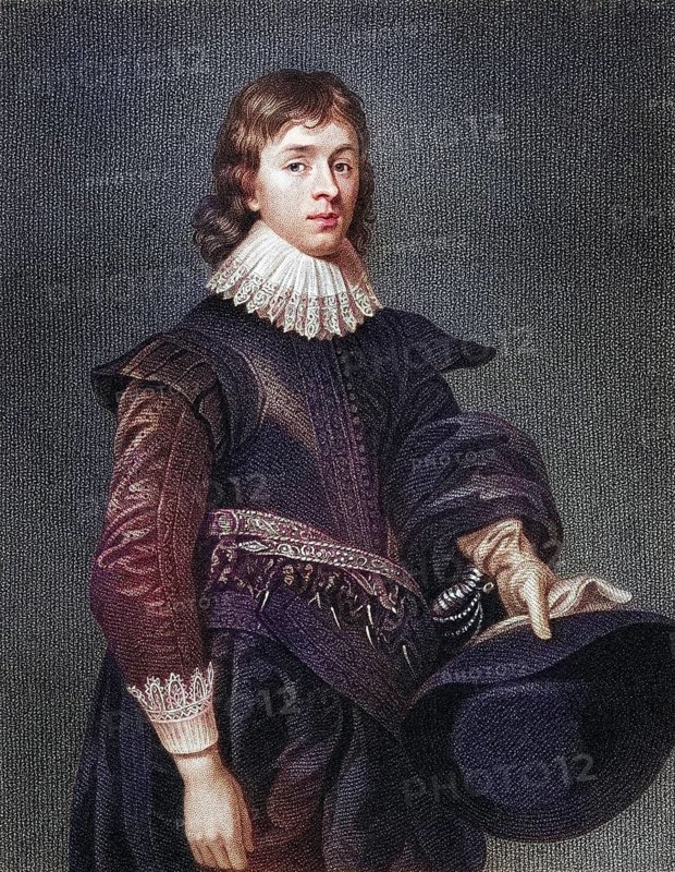 John Hamilton 1st Marquess of Hamilton, Earl of Arran, Lord Aven, c. 1532/35-1604, Scottish nobleman who was active in Scottish and English politics. From the book Lodges British Portraits, published in 1823, Historical, digitally restored reproduction from a 19th century original, Record date not stated