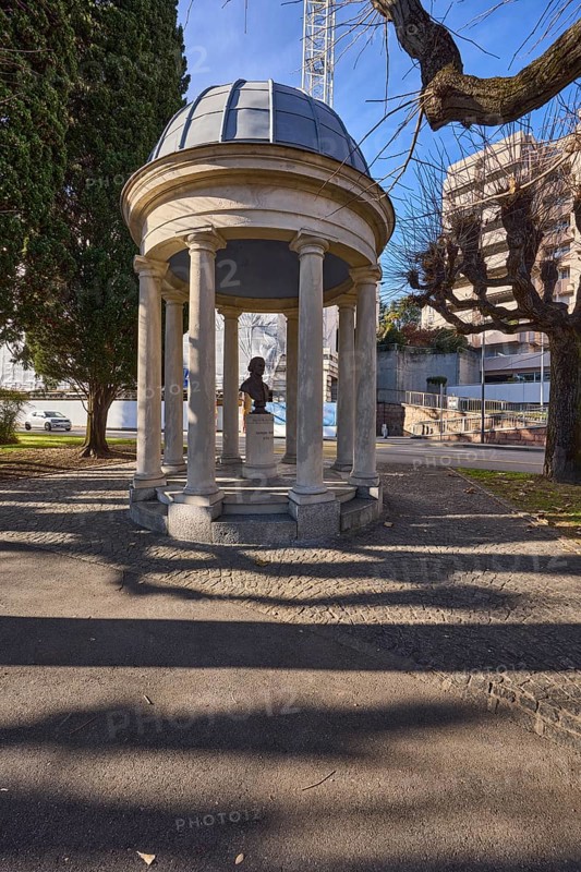 Washington Memorial Lugano, park, lawn, modern architecture, Riva Antonio Caccia street, Lugano, district of Lugano, canton of Ticino, Switzerland, Europe
