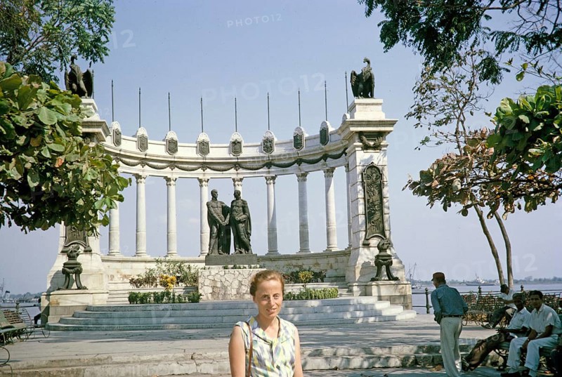 Independence monument Hemiciclo de la Rotonda, Guayaquil, Guayas province, Ecuador, South America 1962, South America