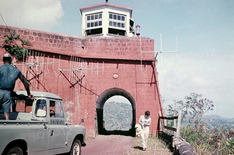 HM Prisons vehicle at Fort Charlotte, St Vincent, Windward Islands, West Indies, 1962