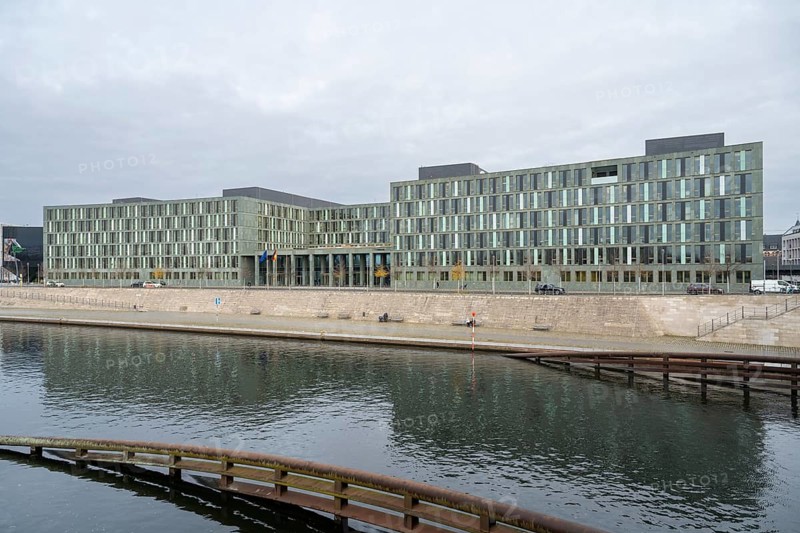 Berlin office of the BMBF, Federal Ministry of Education and Research, Kapelle-Ufer, Spree, Berlin, Germany, Europe