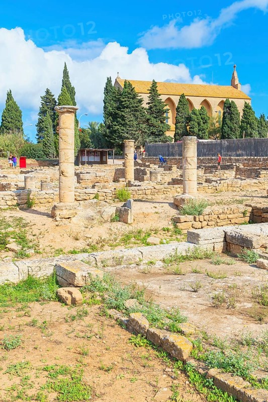 Roman remains of Pollentia, Alcudia, Mallorca, Balearic Islands, Spain, Europe