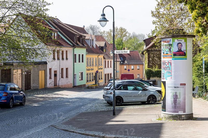 Residential buildings at Heinrich-Zille-Winkel in Taucha, Saxony, Germany, Europe