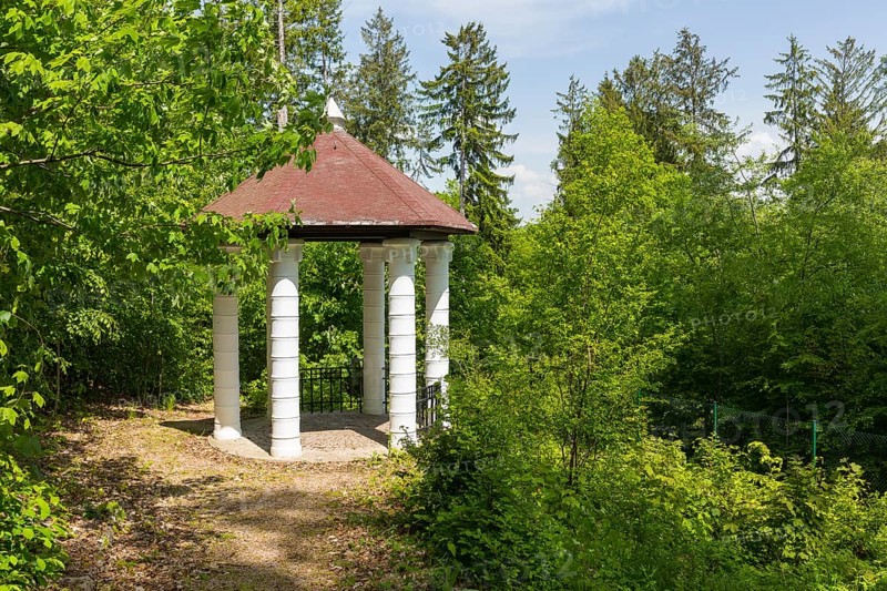 Pavilion on the Borberg, Kirchberg, Saxony, Germany, Europe