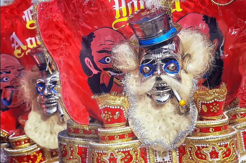 Carnival costumes, Oruro Carnival, Oruro, Bolivia, South America