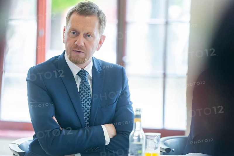 Minister President Michael Kretschmer visits Biotype GmbH in Dresden, Dresden, Saxony, Germany, Europe