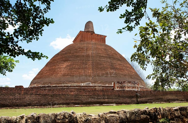 Jetavanaramaya Stupa in the holy city of Anuradhapura, North Central Province, Sri Lanka, Asia