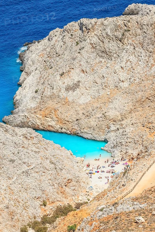 Seitan limania beach, Chania, Crete, Greek Islands, Greece, Europe